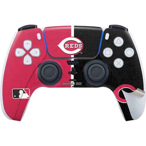 MLB Cincinnati Reds Split PS5 Pro Disk Bundle  Skin